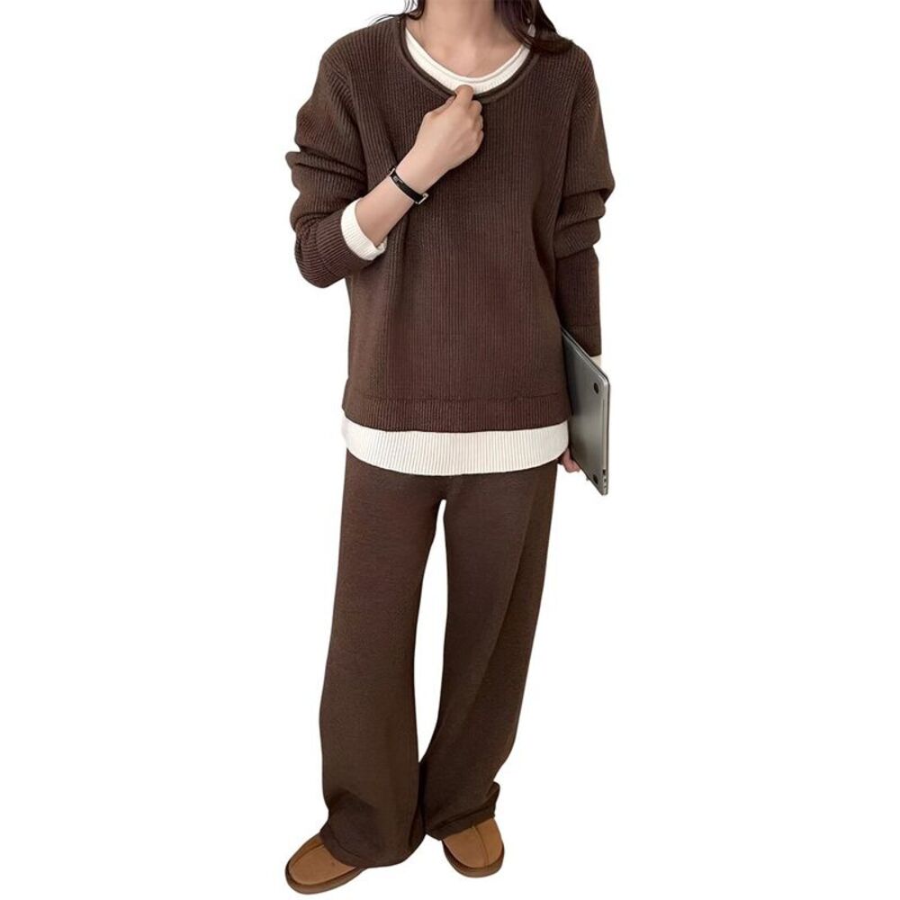 Gabriela Rich Womens  2Pc Sweater & Pant Set